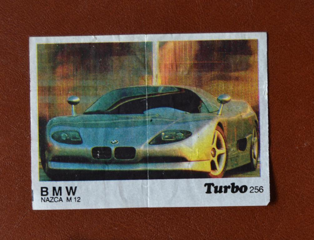 Вкладыш жевательная резинка Турбо Turbo 4 серия № 256