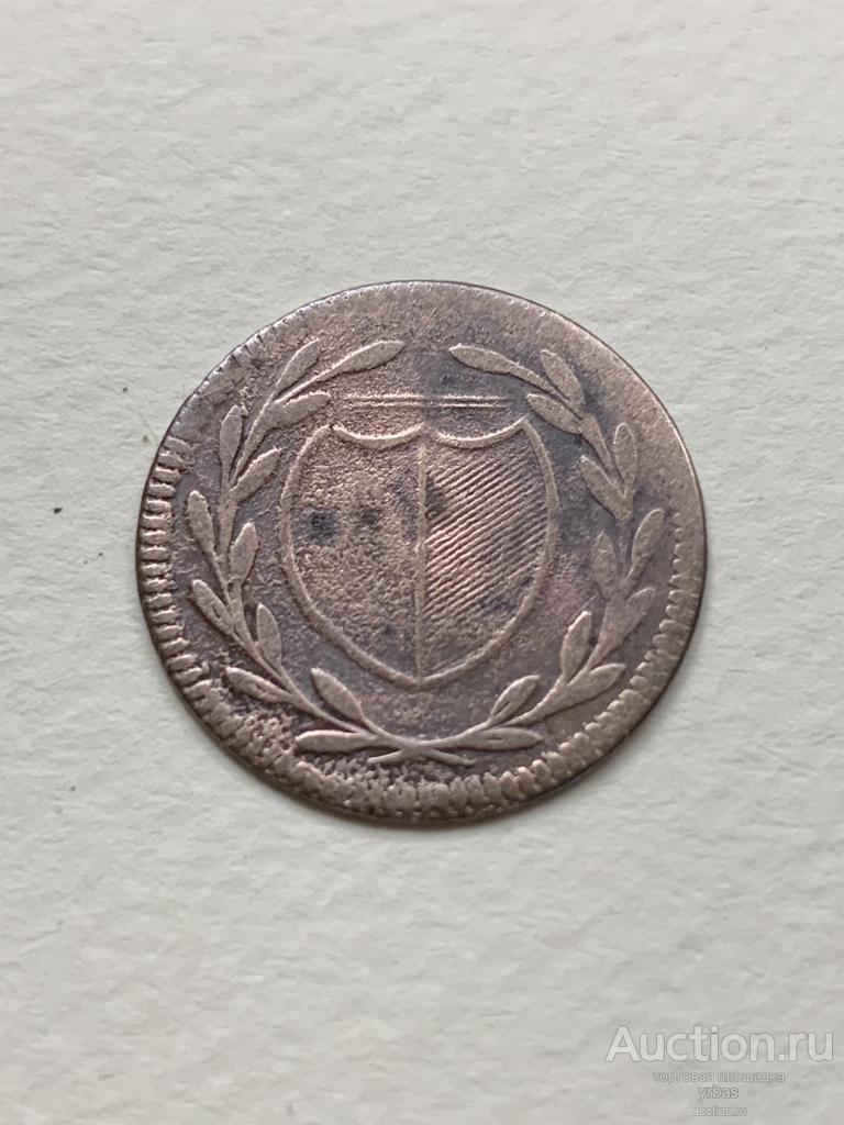Франкфурт 1 пфенниг 1819 г.-2