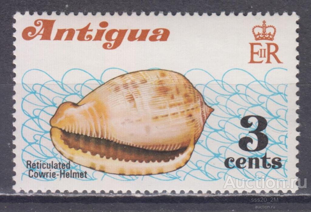 Антигуа 1972 раковина каури Mi277 MNH