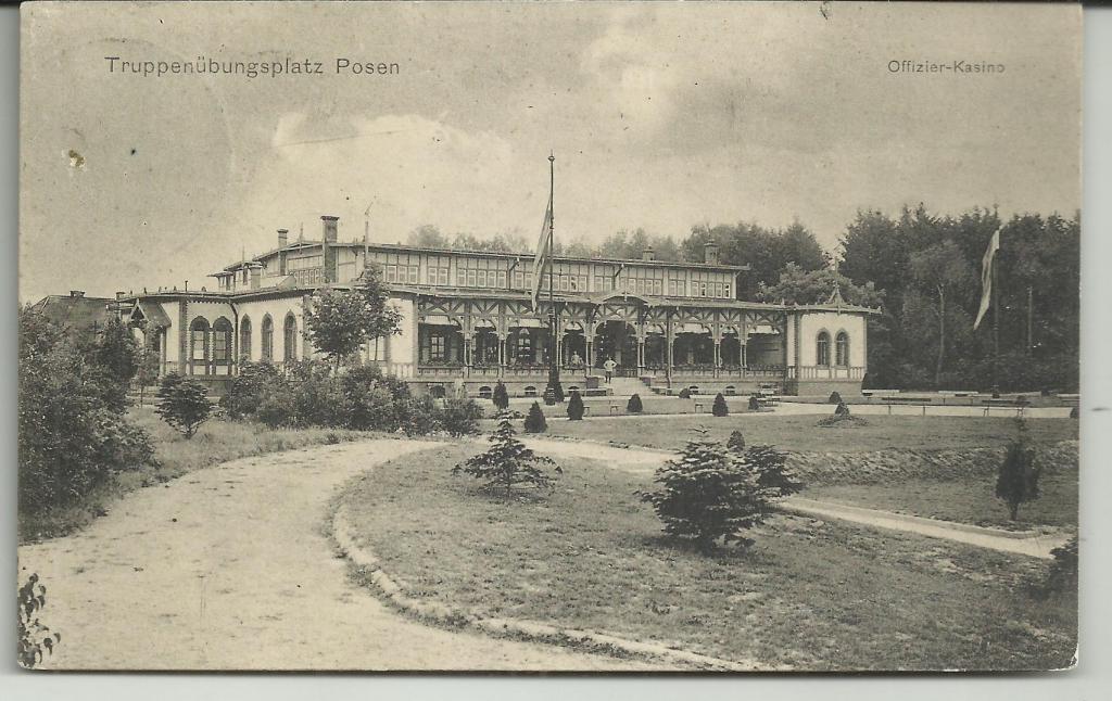 антикварная..дореволюционная ПОЛЬША!!!.   ПОЗНАНЬ.    ОФИЦЕРСКОЕ КАЗИНО!!!   редка