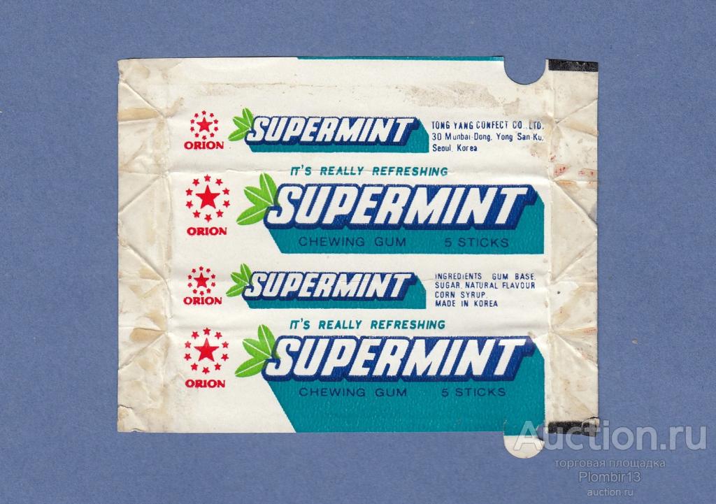 Обертка Южная Корея Tong Yang Orion supermint