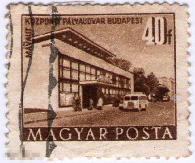 Венгрия 1951 год. стандарт. города Архитектура Здания Туризм Достопримечательности Ландшафт 