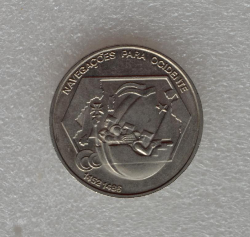 Португалия 200 эскудо 1991 год - Навигация на Запад UNC