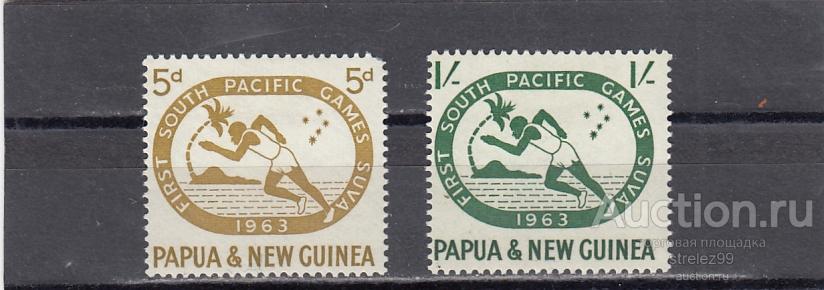 PAPUA NEW GUINEA  ПАПУА  Спорт Пара 1963 Сост**
