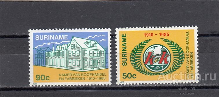 SURINAME  СУРИНАМ   Индустрия Пара 1985  Сост**