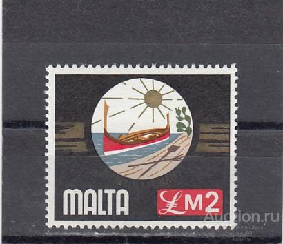 MALTA  МАЛЬТА  Туризм № 524  1976  12 Евро  Сост**