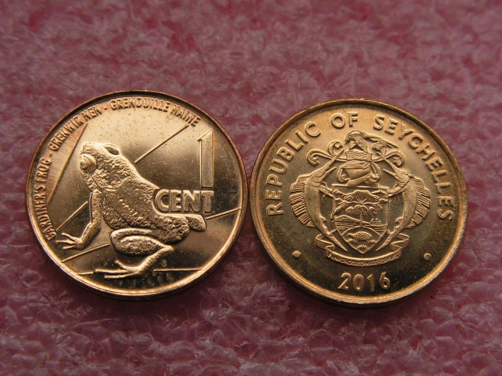Сейшельские 1 цент 2016 unc