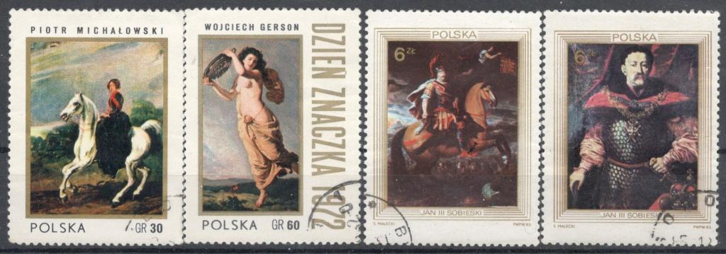 Польша, 1972,1983, № ##, € 1,2, гаш, живопись, искусство