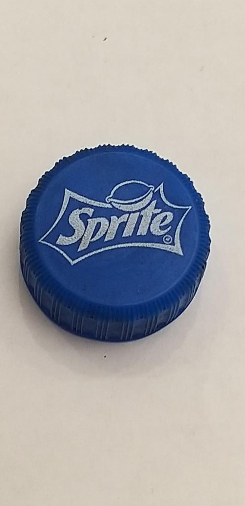 Пробка от бутылки ПЭТ. SPRITE. Синяя. Разновидность 5