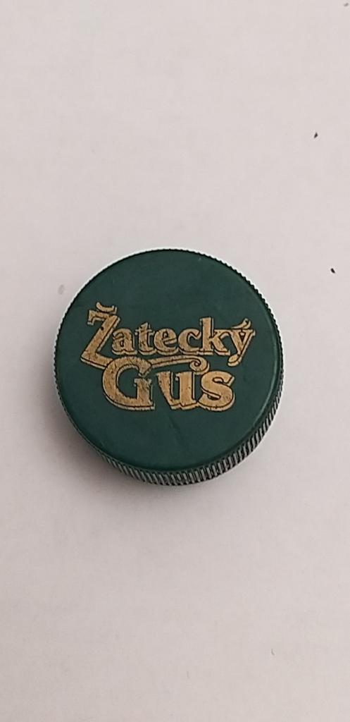 Пробка ПЭТ. Пиво. ZATECKY GUS. Зеленая. Высокая