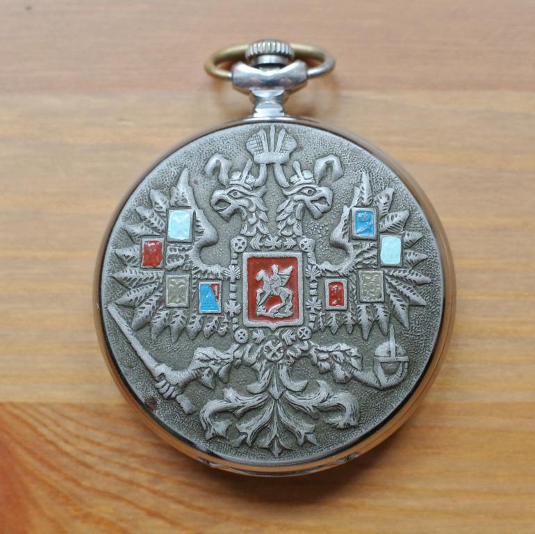 Часы карманные Молния. (''Георгий Победоносец'', на ходу)