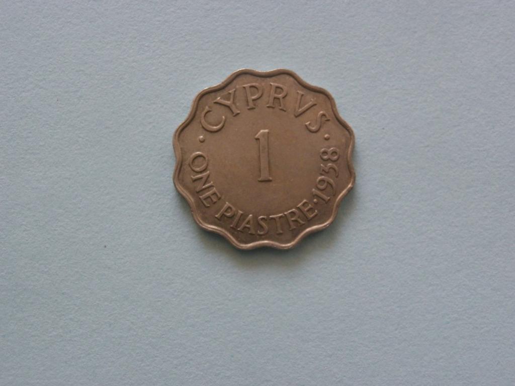 Кипр 1 пиастр 1938г.