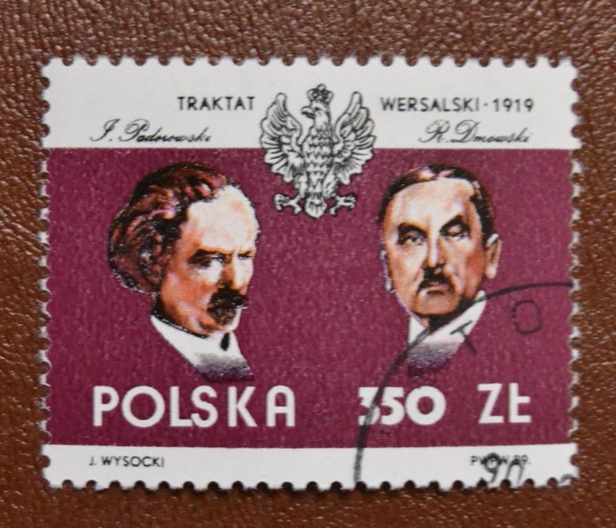Польша 1989 год 80 лет подписания Версальского договора Гаш