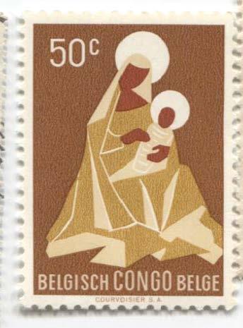 1959 Бельгийское Конго.Богоматерь.50с.**