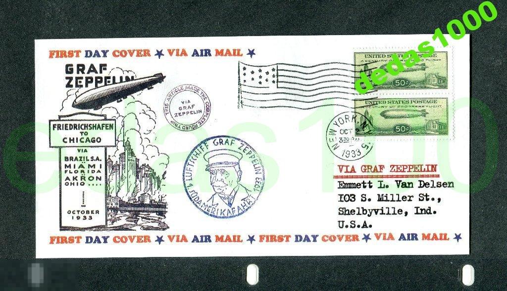 США  Цеппелин конверт#5