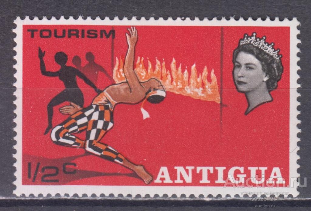 Антигуа 1968 туризм национальный танец Mi192 MNH