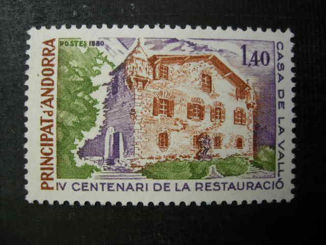 Андорра фр. 1980 архитектура: парламент   MNH
