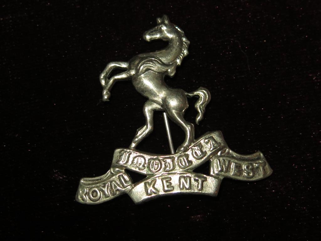 1837 Великобритания Англия Кокарда знак Собственный королевский полк Западный Кент редкость