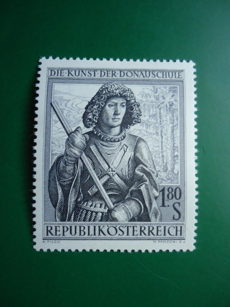 1965 г.  Австрия.   след наклейки.