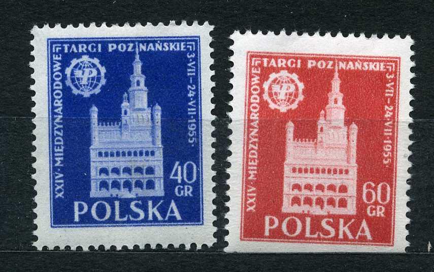 Польша. Выставка в Познани. Лёгкий след от накл. Серия. 1955. *