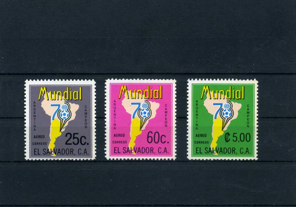 Сальвадор Футбол Чемпионат мира 1978 MNH**