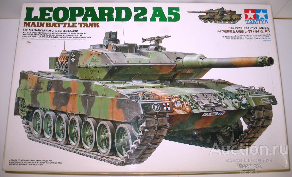 1/35 Leopard 2A5 (35242) Tamiya, (сборная модель) НЕКОМПЛЕКТ