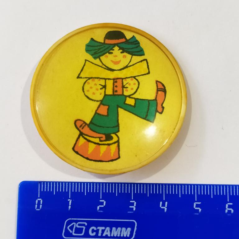 Коллекция знак значок Детский КЛОУН ЦИРК Лист 505