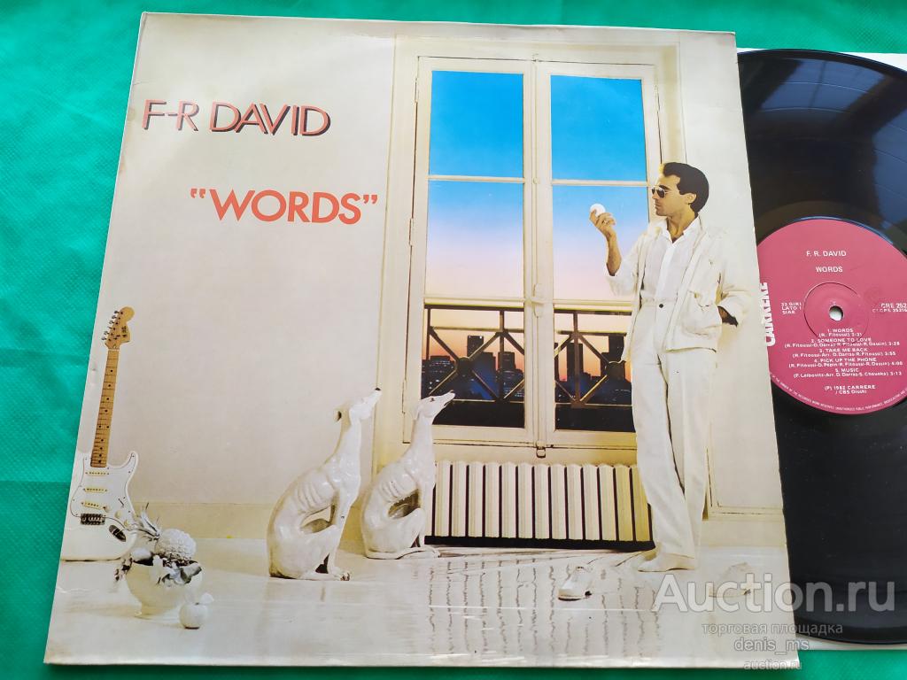 F.R. David ‎/ Words - 82/ITA/EX++/NM