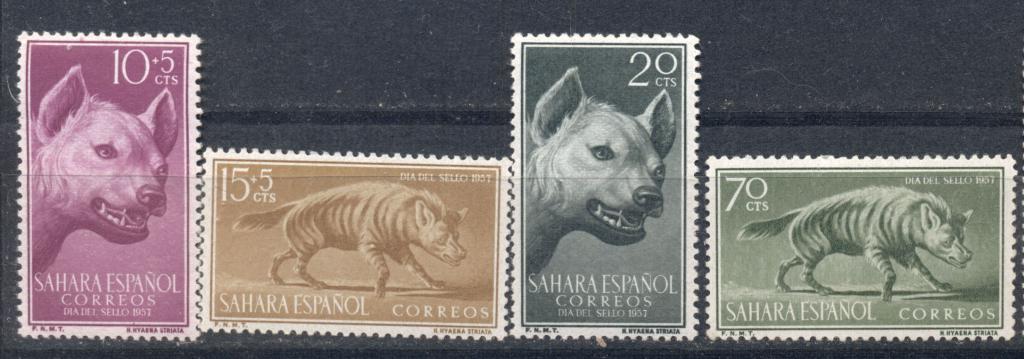 Испанская Сахара (Испания) 1957 г. серия  День марки,   негашеная ** (марка 70с-*)