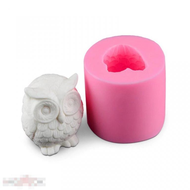 Форма для мыла Сова силикон 