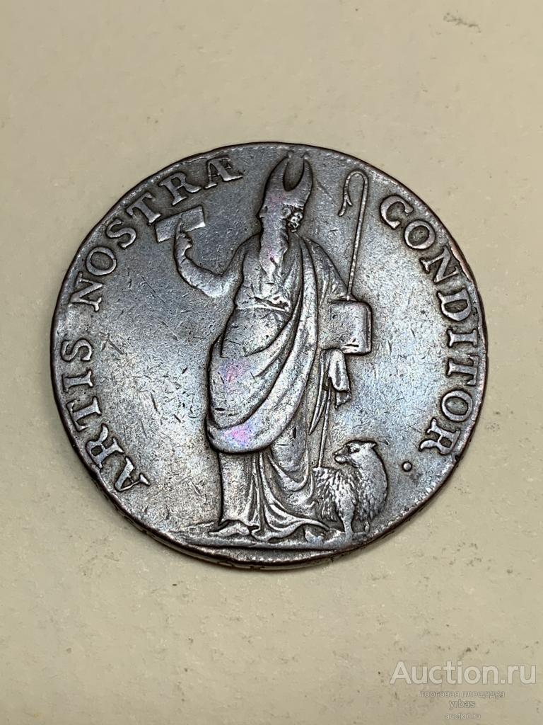 Великобритания Йоркшир Лидс  1/2пенни.1791г.