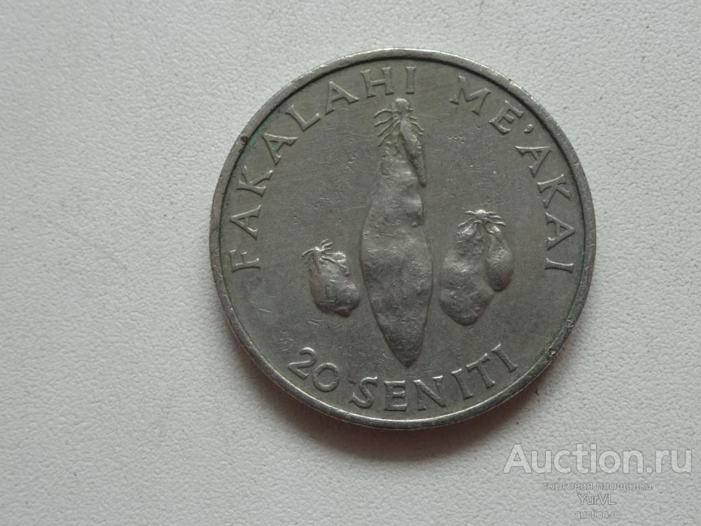 Тонга 20 сенити 1981 года. F. A. O. Экзотика.