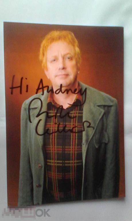 Марк Уильямс автограф на фото Гарри Поттер 