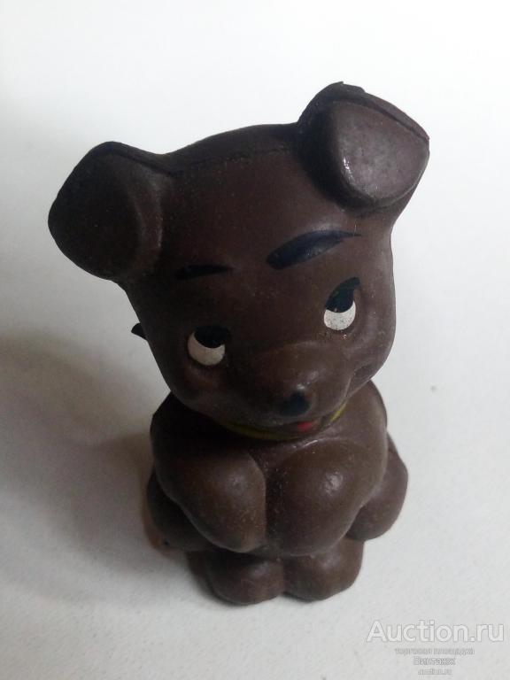 Пупс Щенок Собачка Англия (?) резина клеймо