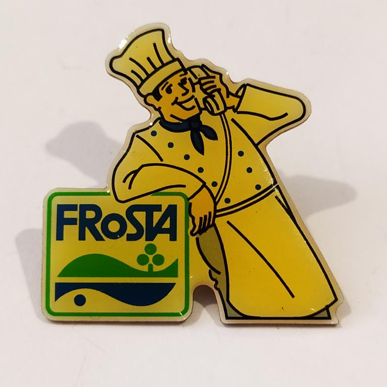 Коллекция Знак Значок FROSTA ИНОСТРАННЫЙ Тяжелый Цанга-бабочка Сохран Лист 523