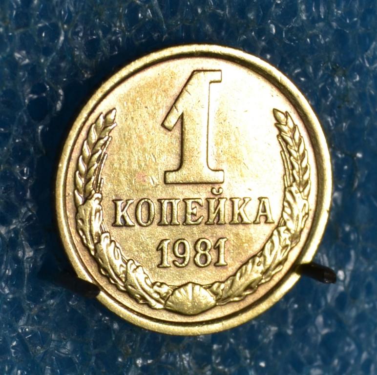 СССР 1 Копейка 1981 г.     Лот № А-016