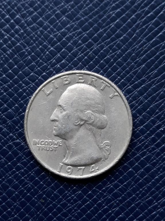 США 25 центов 1974 КМ 164а