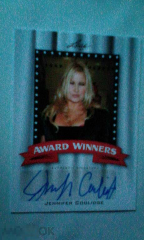 Дженнифер Кулидж лимитированная карточка с автографом 