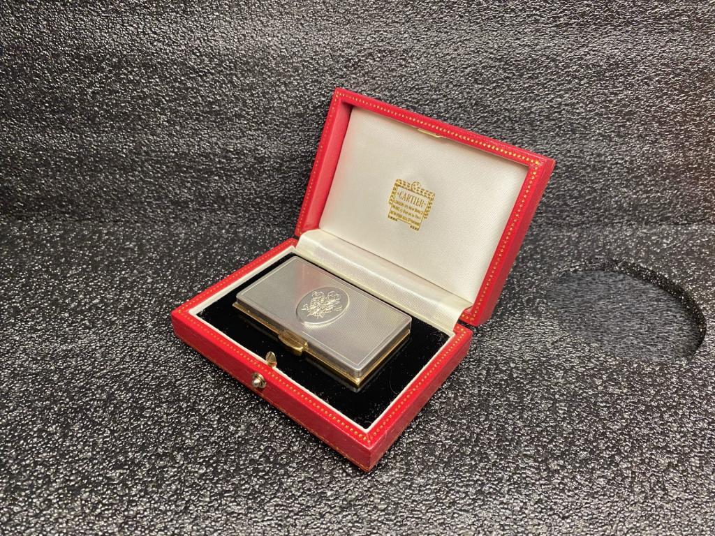 Табакерка Cartier с Гербом Принца Уэльского. ОРИГИНАЛ.