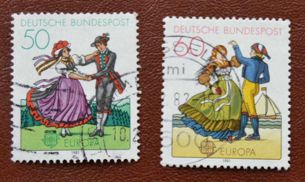 ФРГ 1981 год Европа СЕПТ,Фольклор,Народные Танцы,Костюмы, Этнография Гаш