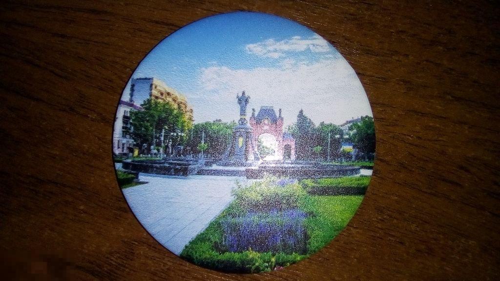 Краснодар Александровская триумфальная арка Памятник Святой Великомученицы Екатерины зеркало карманн 