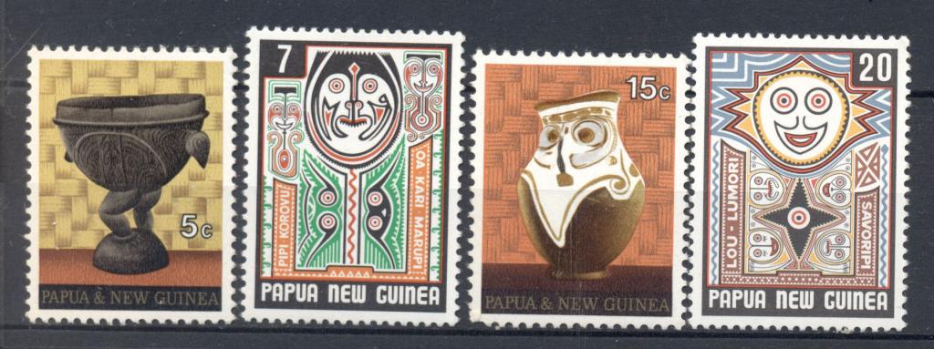 Папуа Новая Гвинея серия Керамика Артефакты  негашеная**