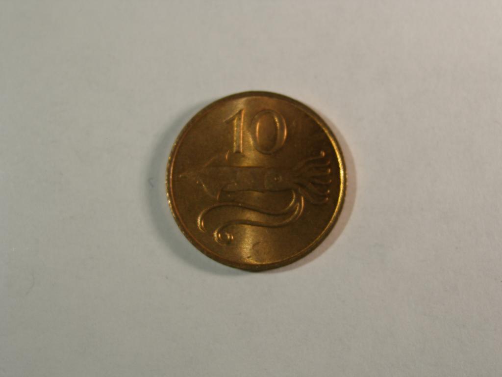 Исландия. 10 эйре. 1981 год.