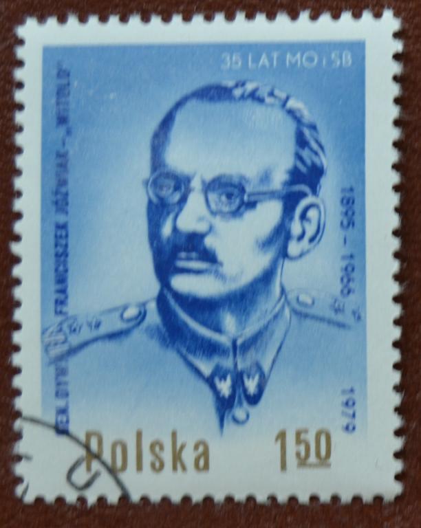 Польша 1979 г. Францишек Юзвяк. Начальник штаба Гвардии Людовой и Армии Людовой Гаш