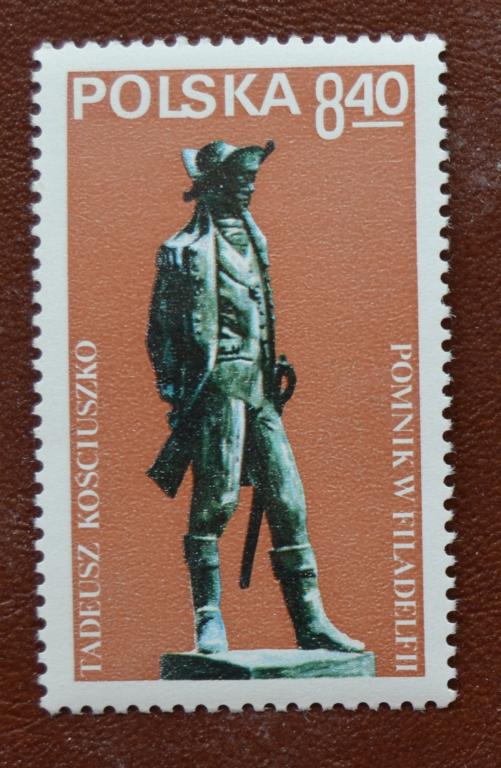 Польша 1979 г. Памятник Тадеушу Костюшко в Филадельфии (США) MNH