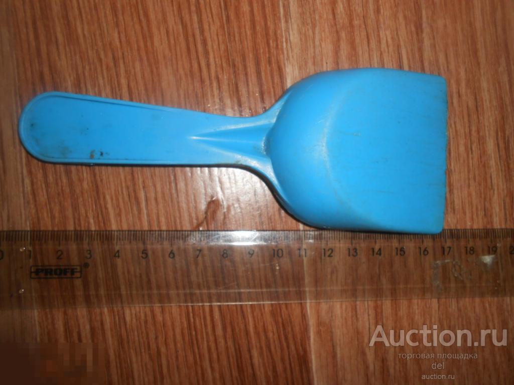 Совочек, детский, СССР, пластмасса, для песочницы, №2 