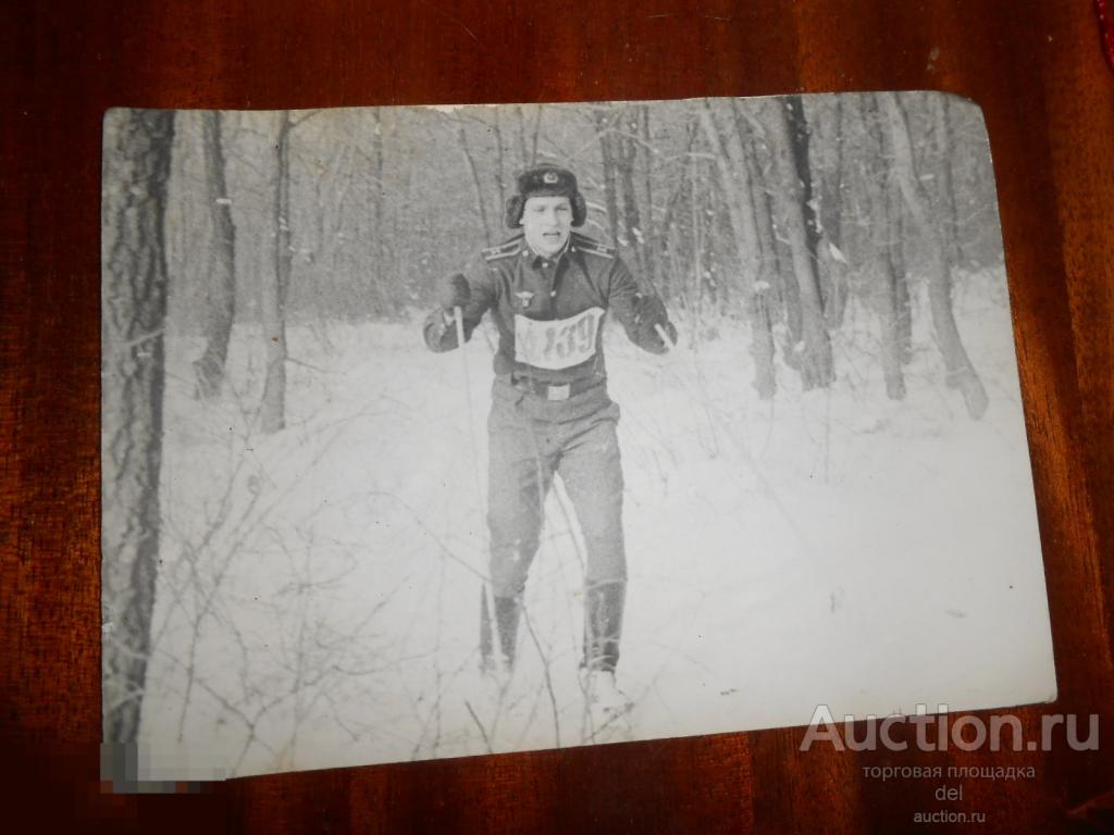Солдат, военный, лыжник, СССР, фото 