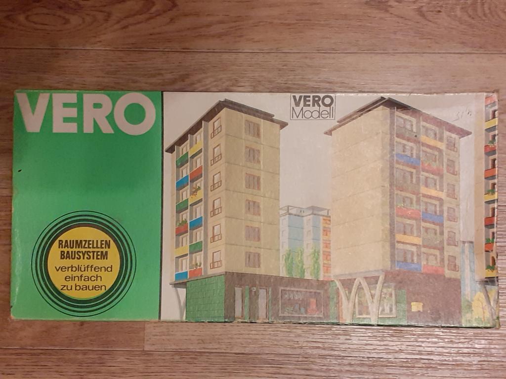 16мм (HO) Коробка от многоэтажки Vero