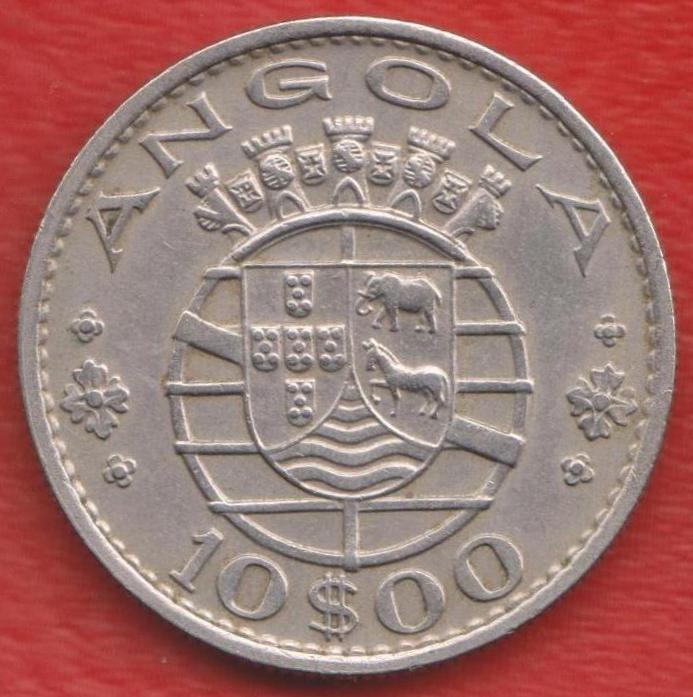 Ангола Португальская 10 эскудо 1969 г.