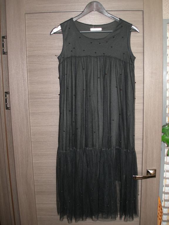 Платье черное LIANG.KELA.Размер 44.